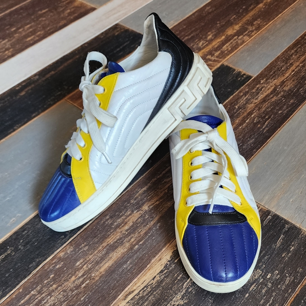 VERSACE SNEAKERS SZ 39.5 - Picture 9 of 16